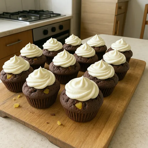 Muffins cu ananas și mascarpone